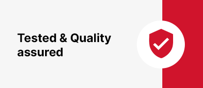 Tested & Quality assured Uk